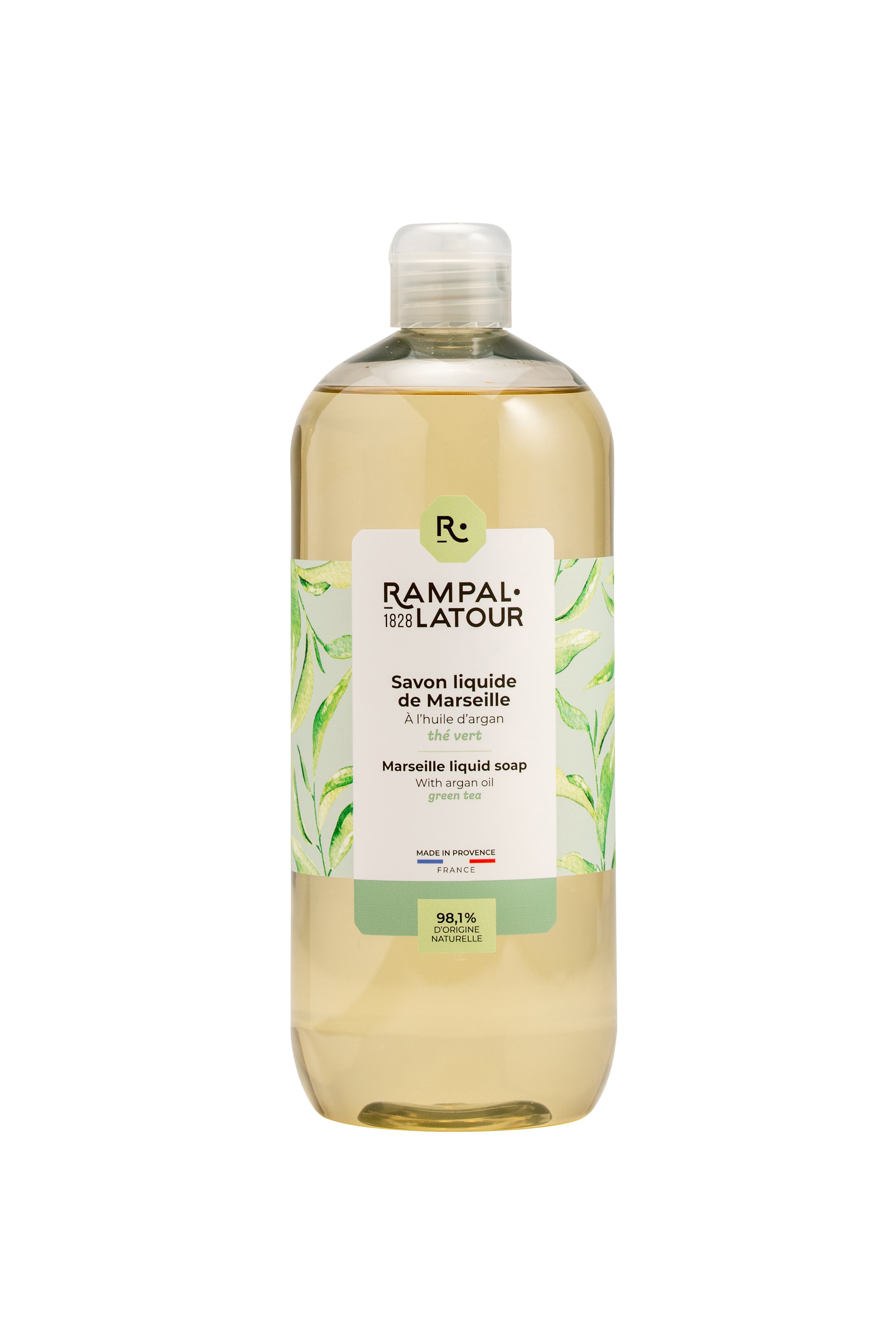 Marseille Liquid Soap - Green Tea - 1 L