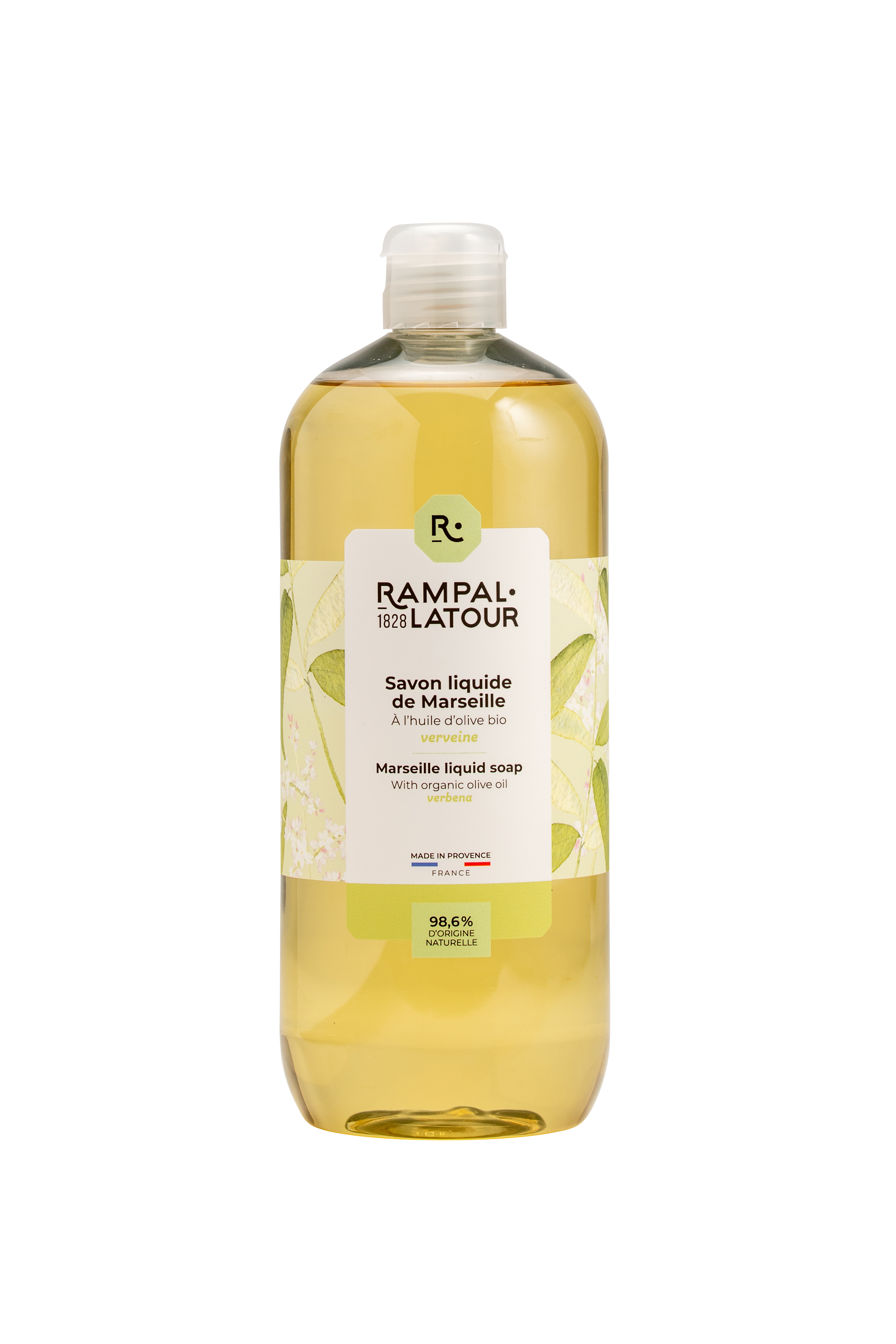 Marseille Liquid Soap - Verbena & Olive - 1 L