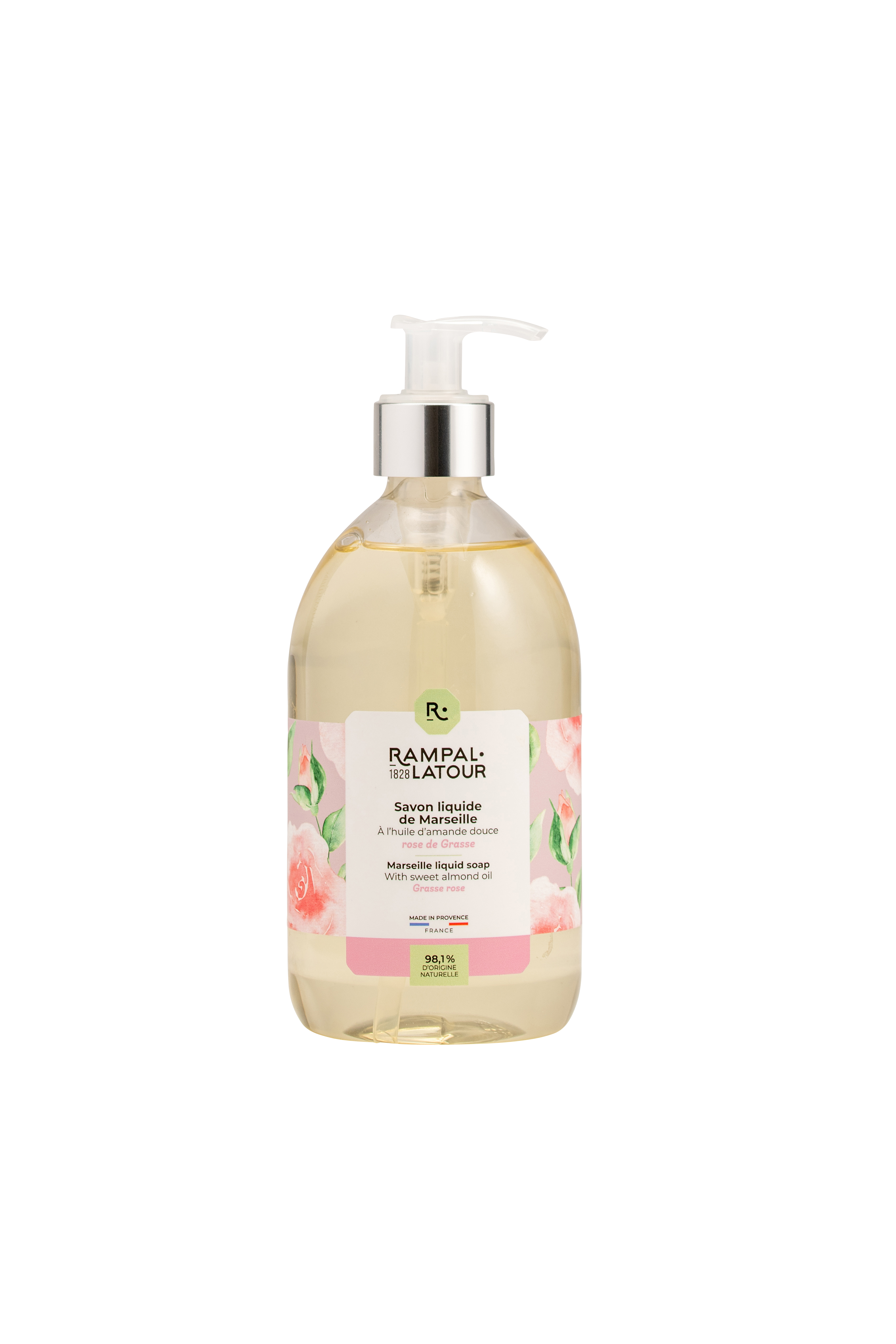 Marseille Liquid Soap - Rose - 500 ml