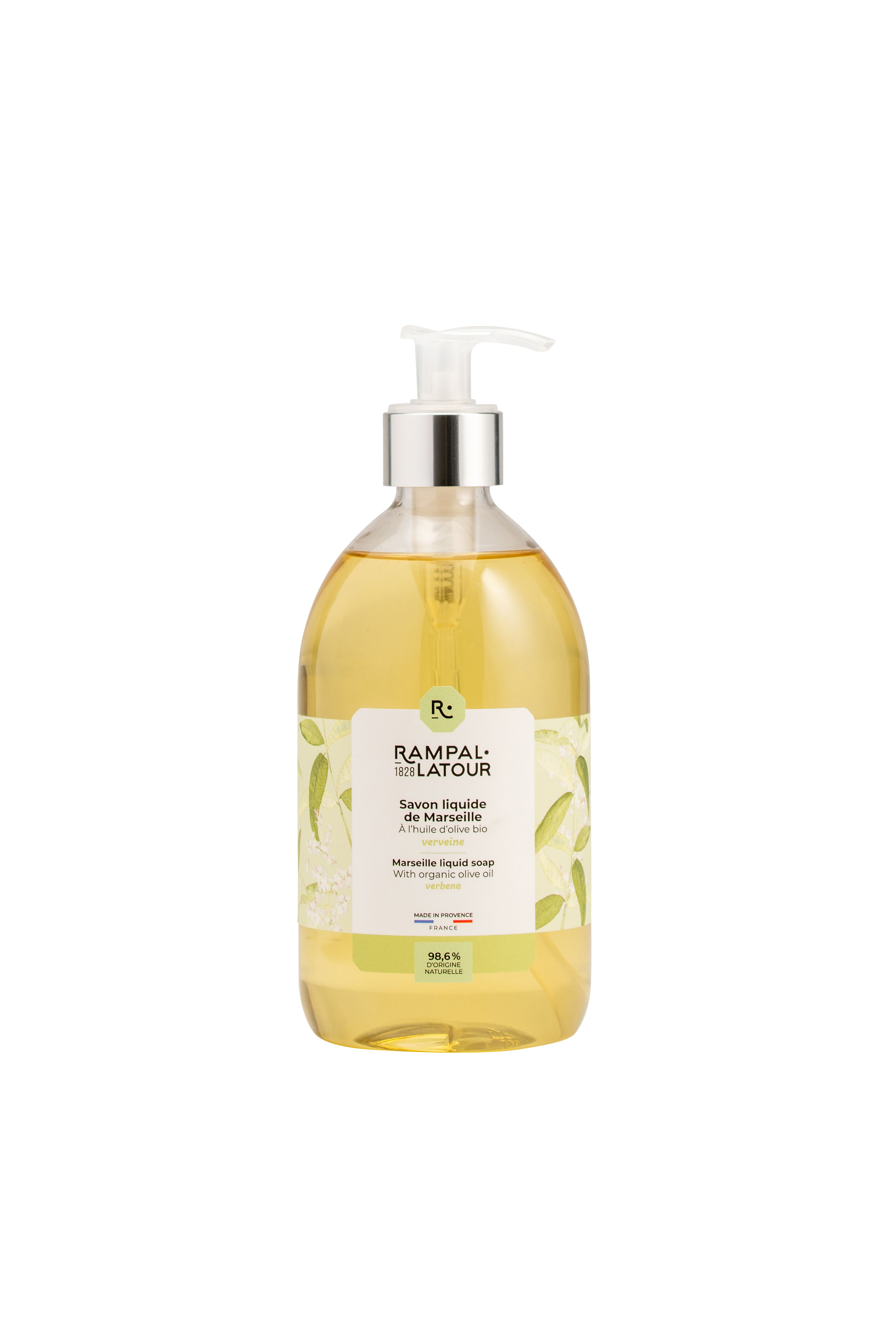 Marseille Liquide Soap - Verbena & Olive - 500 ml