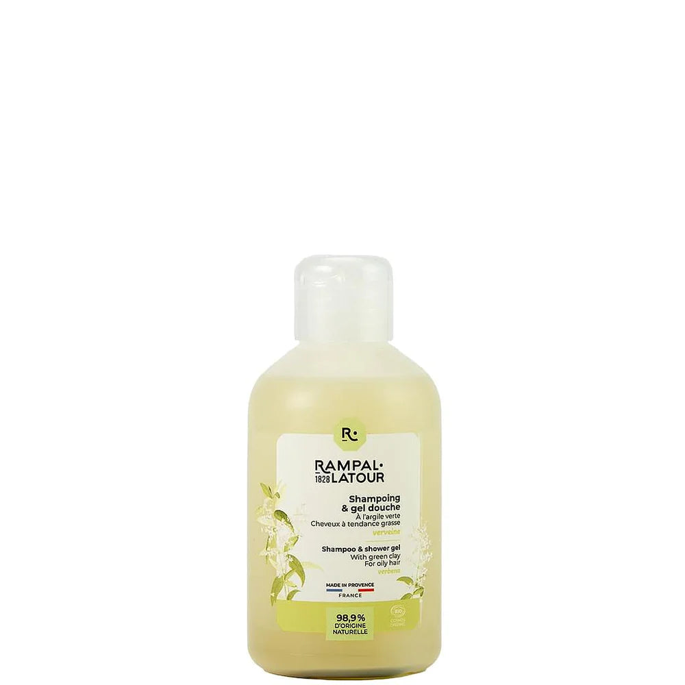 BIO Shower & Shampoo - Clay & Verbena - 250 ml